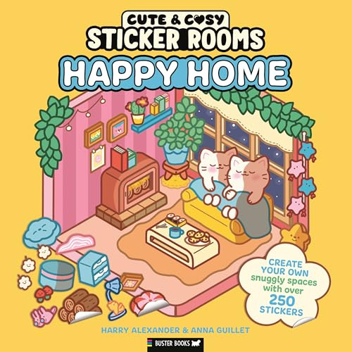 Sticker Rooms: Happy Home (Cute & Cosy)