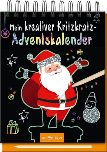 Mein kreativer Kritzkratz-Adventskalender: 24 zauberhafte Motive zum Freikratzen (Kritzkratz-Buch)