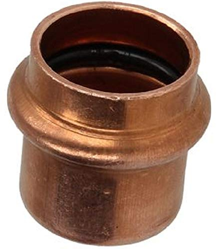 Pressfitting Kupfer Kappe 15 mm Kontur V