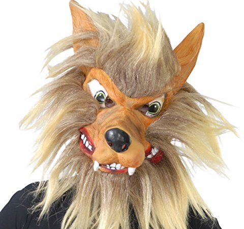 FIESTAS GUIRCA GUI2724 - Wolfsmaske mit Haaren