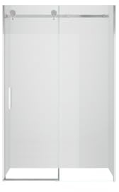 8 mm | 120x195cm Nischen- | Schiebetür | Duschtür | Nischentür | Duschwand | Dusche | Nischendusche | Schiebesysteme | ESG-Klarglas.
