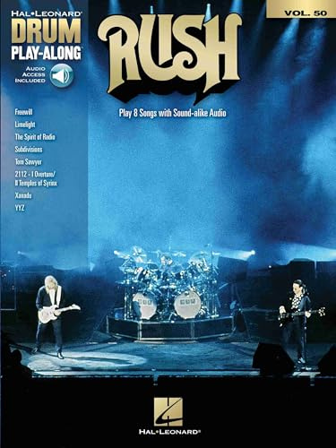 Rush Hal Leonard Drum Play-Along Volume 50