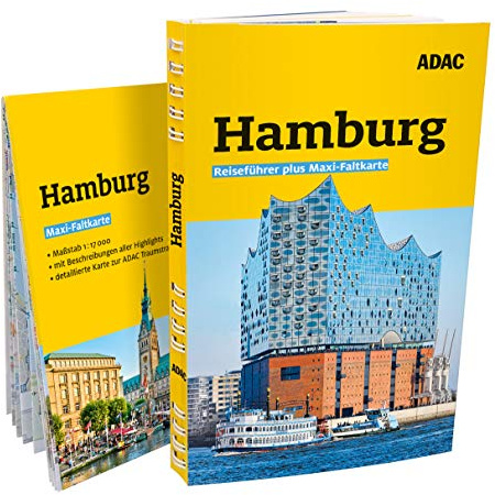 ADAC Reiseführer plus Hamburg: Mit Maxi-Faltkarte und praktischer Spiralbindung