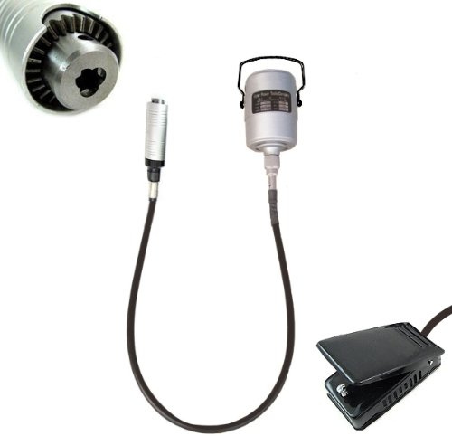 Miniutensile rotativo/Minitrapano/Multiutensile/Smerigliatrice 185W tipo Mini Drill con albero/sonda flessibile e motore pensile a pedale (Cod.:3545)