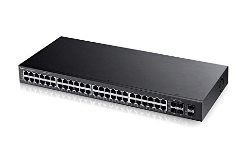 Zyxel Switch Ethernet 44 Ports Gigabit Web Manageable, plus 4 Ports Combo Uplink Gigabit et 2 Ports SFP [GS1920-48]