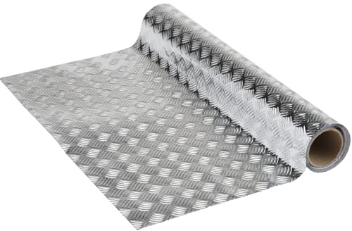 Venilia Lámina adhesiva, Plata Óptica metálica, 67,5cm x 1,5m, Espesor 215μ, Vinilo autoadhesivo para muebles o cocina, decorativas papel pintado pared, PVC sin ftalatos, Fabricado en UE