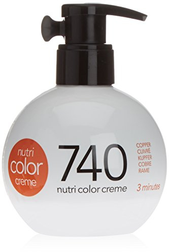 REVLON PROFESSIONAL Nutri Color Crème, 740 Kupfer, 1er Pack (1 x 250 ml)