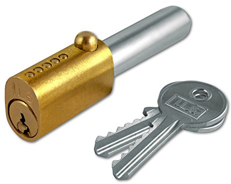 ILS FDM005-1 Oval Bullet Lock 90mm x 14mm x 33mm - FDM.005-1 KA NP