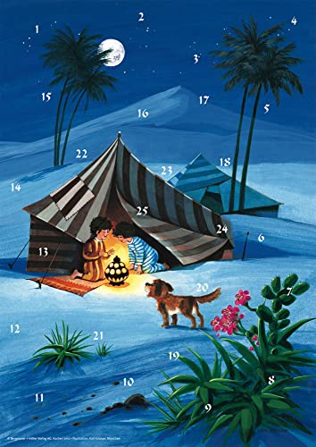 Rahel und Abel retten das heilige Feuer: Fensterbild-Adventskalender mit Begleitheft
