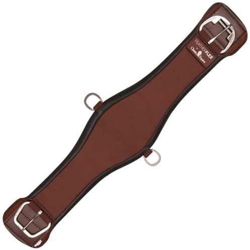 Classic Equine Feather Flex Roper Cinch, Color: Brown, Size: 30 (FFRCBR30)