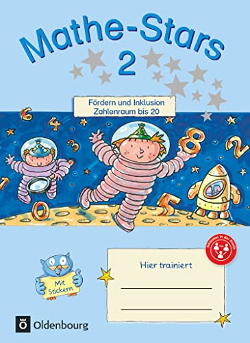 Mathe-Stars - Fördern und Inklusion - 2. Schuljahr: Zahlenraum bis 20 - Übungsheft