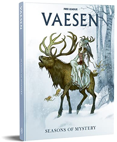 Free League Publishing Vaesen: Seasons of Mystery Rollenspiel Hardcover Adventure Expansion, Nordic Horror Fantasy Adventure, Erwachsene, Jugendliche ab 14 Jahren