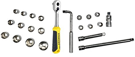 Stanley STMT1-74173 Module 1/2 Clé à douille, Multicolore, Set de 23 Pièces Multicolore