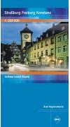 Aral Regionalkarte / Schwarzwald, Elsass: Straßburg, Freiburg, Konstanz