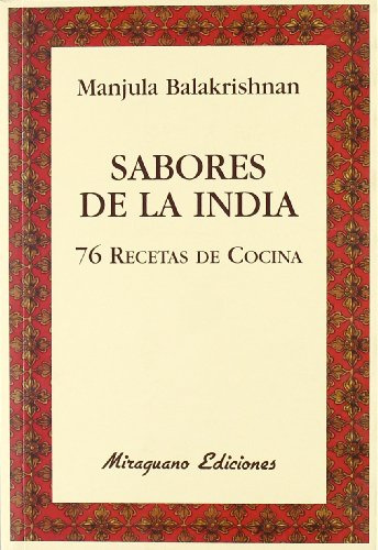 Sabores de la India. 76 recetas de cocina (Sugerencias)