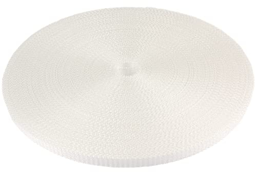 Rollra - Sangle Volets roulants de 14mm Rouleau de 50m - Blanc