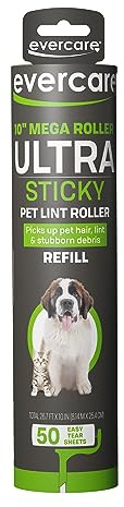 Evercare Pet Mega Extreme Stick 50 Sheet Surface Roller, Green - 617136