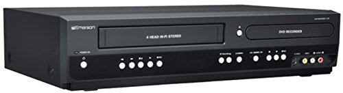 Emerson ZV427EM5 DVD/VCR Combo DVD Recorder and VCR Player With HDMI 1080p DVD/VHS, Progressive Scan Video Out, 5-Speed for Up to 6-hours Recording
