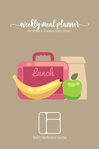 Weekly meal planner for school and summer camp lunches | OmieLife OmieBox Bento Lunch Box: DOWNLOADABLE FREE BONUS Lunch cute Notes PDF + Grocery ... meal planner for BENTO BOX COLLECTION)