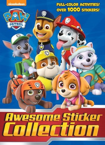 Paw Patrol Awesome Sticker Collection (Paw Patrol) (4 Color Plus 1,000 Stickers)