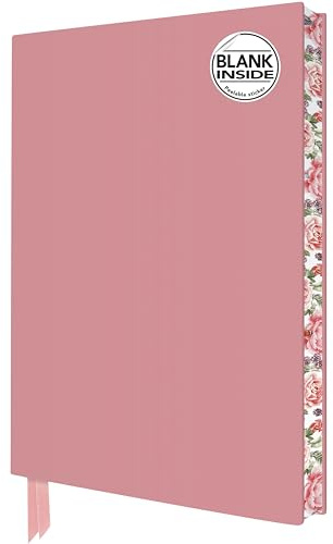 Exquisit Notizbuch ohne Linien DIN A5: Farbe Babyrosa: Unser hochwertiges Blankbook ohne Linien mit Softcovereinband aus Kunstleder und farbigem, ... Buchschnitt (Exquisit Notizbuch DIN A 5)