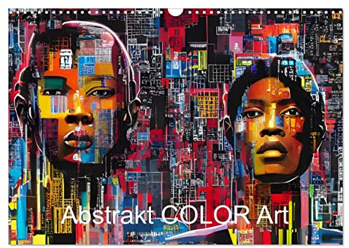 Abstrakt color Art (Wandkalender 2026 DIN A3 quer), CALVENDO Monatskalender: Ausdrucksstarke Farben und surreale Digitale Kunst Motive (CALVENDO Kunst)