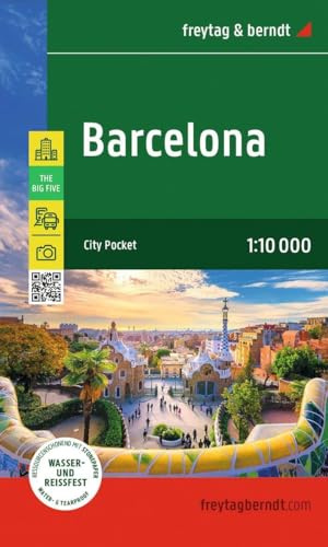 freytag & berndt Innenstadtplan Barcelona 1:10.000: City Pocket, wasserfest und reißfest
