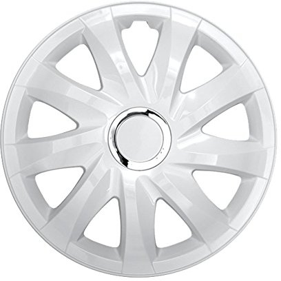 13 Zoll Radkappen DRFT Weiß (Farbe und Größe wählbar!)
