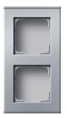 Gira 136226 Profil 55 2-fach aluminium