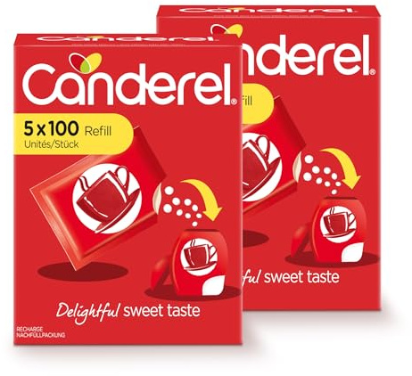 Canderel Nachf??ll-Doppelpack 2 x 500 S??? stoff Tabs zum Abnehmen