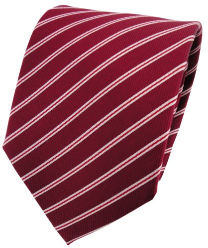 TigerTie Designer Seidenkrawatte in gestreift