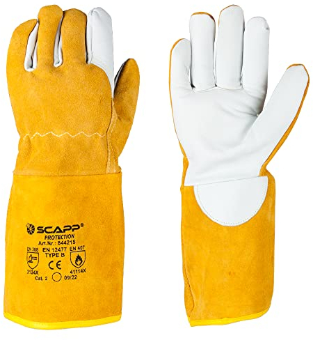 SCAPP Protection WIG MIG/MAG Kombi Schweißerhandschuhe Gr. 9-11 -HYBRID- (10 / XL)
