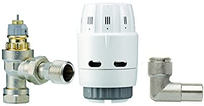 Danfoss 013G606000 White/Chrome RAS-C2 Radiator Thermostat Pushfit