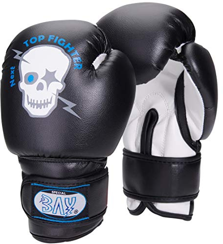 BAY® Totenkopf Kinder Boxhandschuhe 10 Unzen