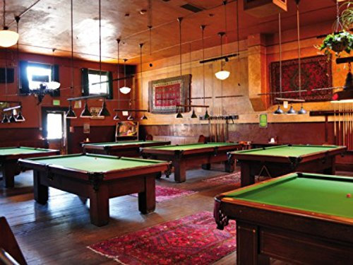 1art1 Billard Poster Pool Saloon Bilder Leinwand-Bild Auf Keilrahmen | XXL-Wandbild Poster Kunstdruck Als Leinwandbild 80x60 cm