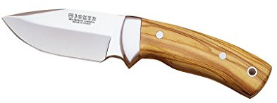 Joker Cuchilleria Cuchillo desollador con virola, cachas en Madera roja