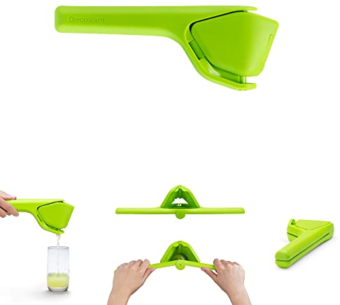 Dreamfarm FLUICER Limettenpresse, die kraftvolle, platzsparende Zitruspresse, manuell, leicht verstaubare Handpresse für Limetten, spülmaschinenfest