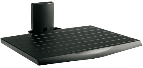 Meliconi AV SHELF, Ripiano per apparecchi A/V, Colore Nero, certificazione TUV, Made in Italy