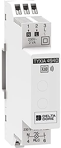 Delta Dore DEL6351387 Tyxia 4940 récepteur, Blanc