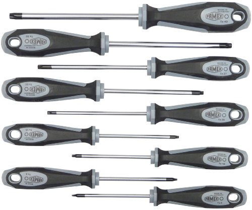 Famex 7719-9 - Set 9 cacciaviti per viti Torx