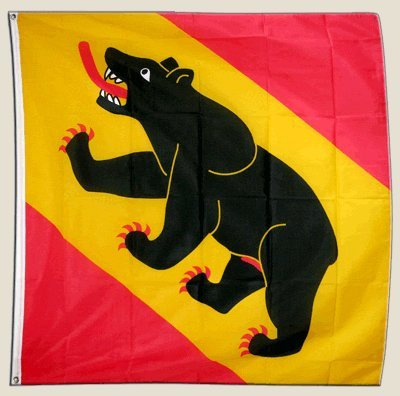 Flagge Schweiz Kanton Bern - 150 x 150 cm [Misc.]