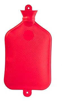 Gummi-Wärmflasche von Sänger, glatt, 3 Liter, orange