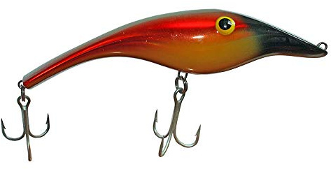 Zalt 14 Wobbler 92 holo rot orange, sinkend 42g