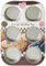 Queen of Cakes 6 Cup Muffin TIN Traditional Steel BAKEWARE Baking Brilliance QC1148, Silver
