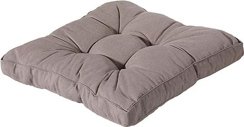 Madison Auflage Florance Universal Panama Lounge, 75% Baumwolle 25% Polyester, Taupe, Taupe, 60 x 60 cm