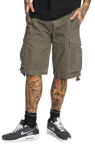 Brandit Vintage Shorts, Color: olive, Size: XXL
