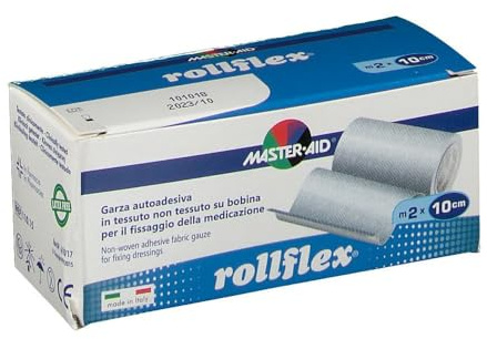 Master-Aid® Rollflex® Selbstklebender Gaze-Vliesstoff m 2 x 10 cm