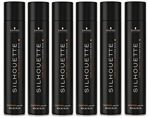 Schwarzkopf 6x Silhouette Super Hold Haarspray je 500 ml = 3000 ml