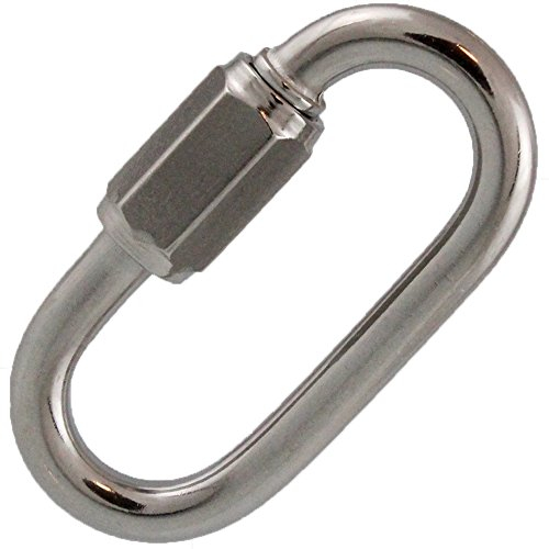 1 Stück Ketten-Schnellverschluss D=4 ähnl. DIN 56926 Edelstahl A4