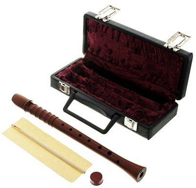 FLAUTA DULCE SOPRANO - Moeck (8250) (Kynseker Ciruelo) (Barroca) (2 Piezas)